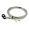Fleet Engineers Cable Set, Roll-Up Door, Std, 105.00 In. Cable, 1/4 Cable Eye, 7 X 19 Stainless 025-01430 - alternate 2